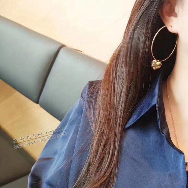 Dior飾品 迪奧經典熱銷款蜜蜂CD桃心愛心耳釘耳環  zgd1134